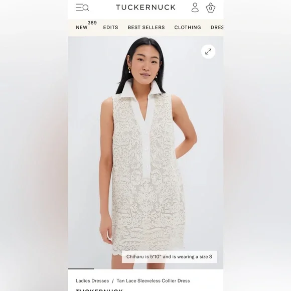 Tuckernuck Cream Lace Top - Picture 2 of 8